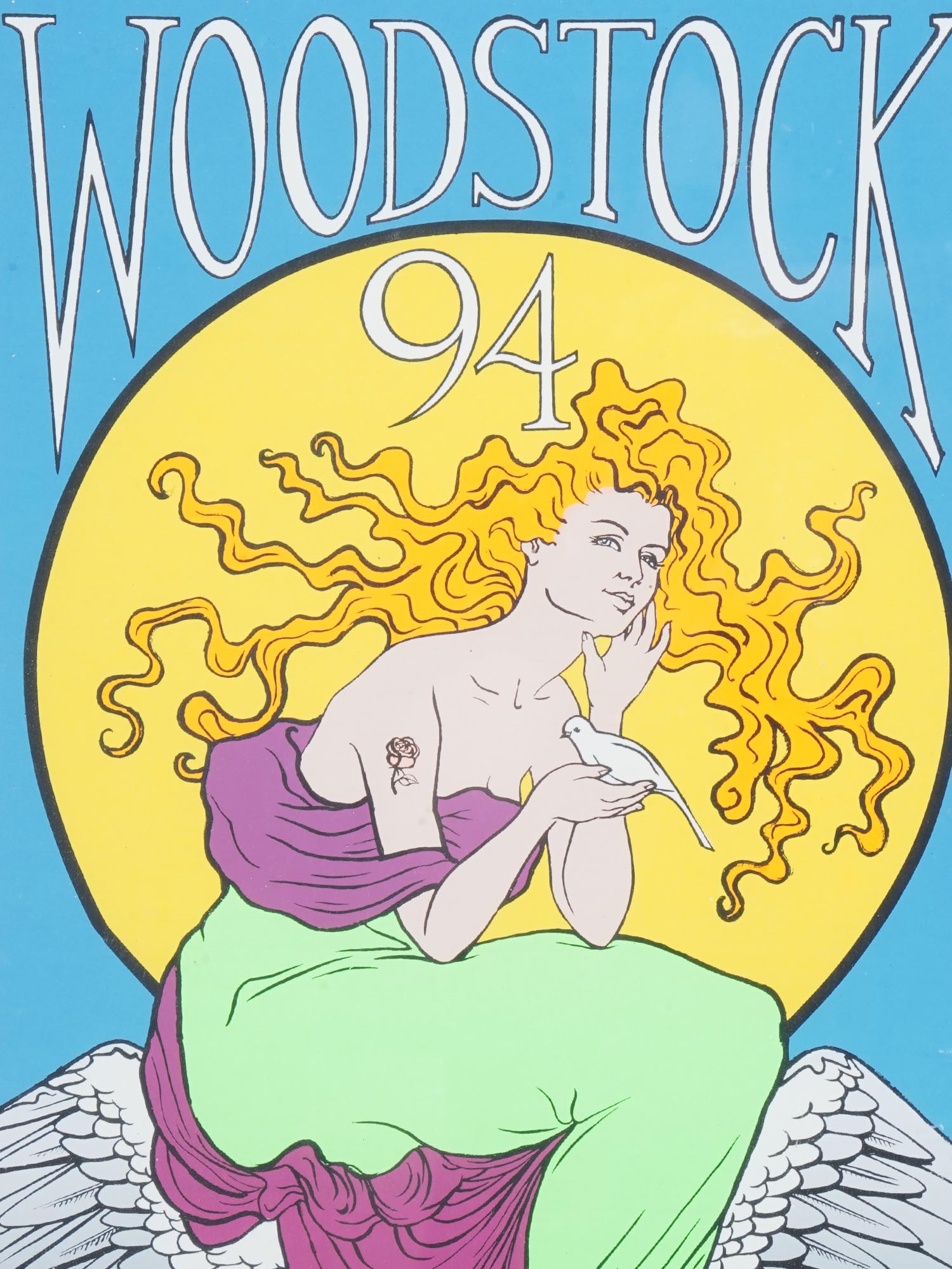 WOODSTOCK 1994 SERIGRAPH POSTER CORNELIA JENSEN PIC-1